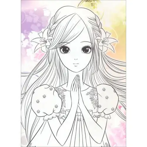 苏菲亚公主简笔画图片小公主苏菲亚简笔画《俏公主涂色时尚 公主