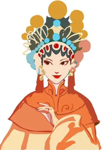 云南丑果包装,但是画的是一个花旦,哈哈