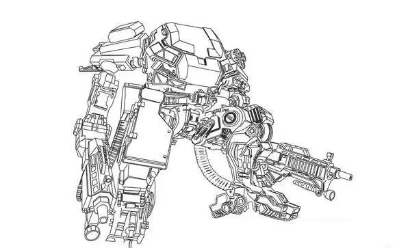 机甲简笔画