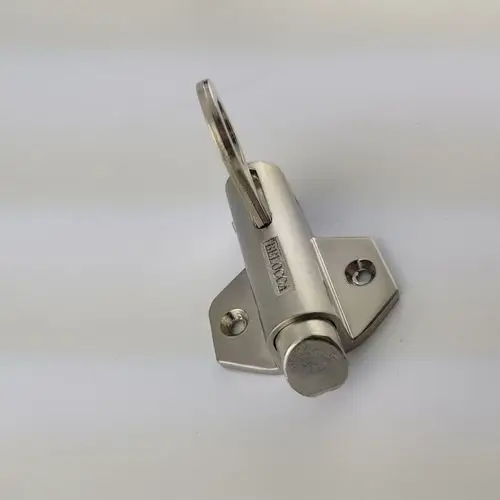 现货可订制锌合金自关自动弹簧插销门窗钢窗插销飞机插销锁扣门栓