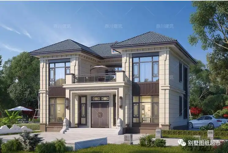 13套新中式二层别墅传统美结合现代化设计清贵典雅美墅如画