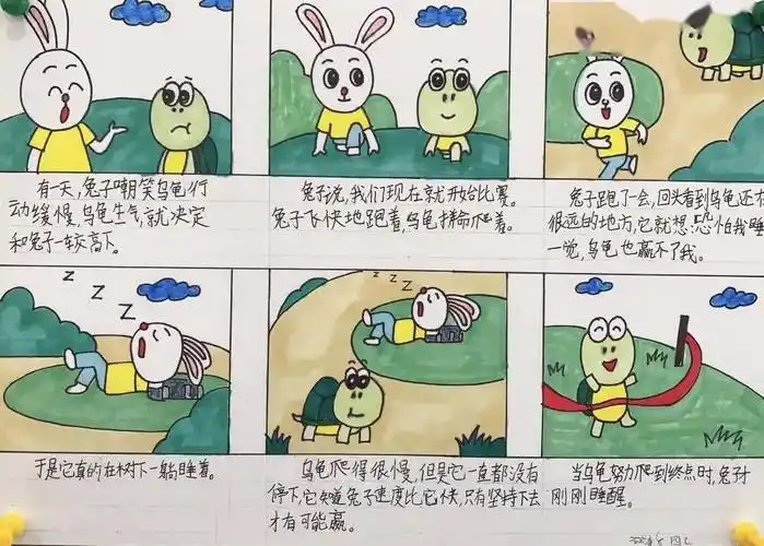 "故事连环画"——记双语部四年级语文作业展_卢春尔_方式_曾江月