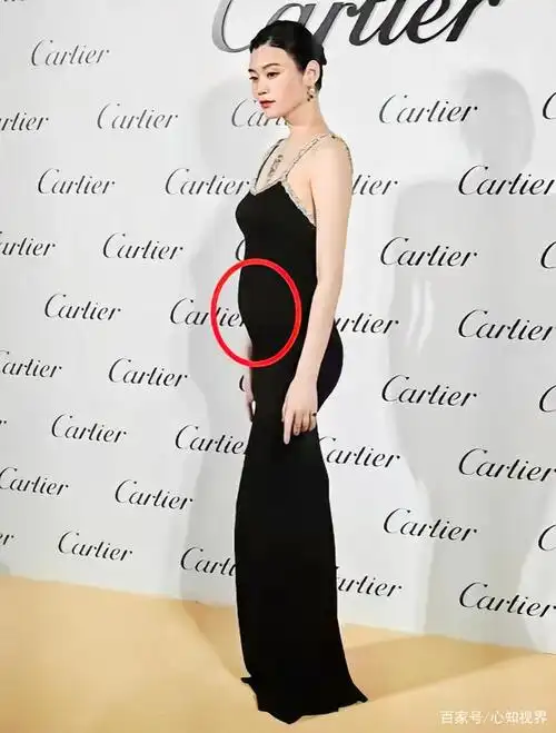 奚梦瑶挺孕肚现身活动,脸上肉肉胖了一圈,昔日超模形象已不在