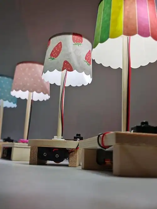 高二通用技术制作台灯高中作品手工diy科技科学实验