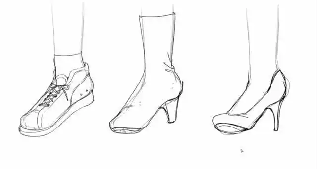 鞋怎么画?漫画中人物鞋子画法教程