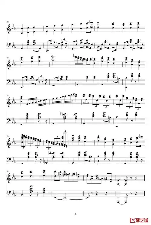 magic waltz钢琴谱-原版琴谱-pdf-海上钢琴师6