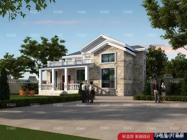 农村一层半别墅