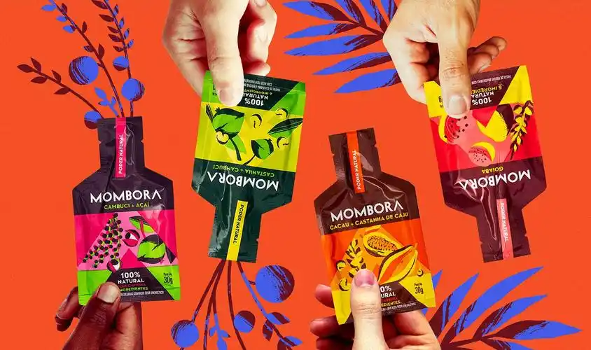 饮料包装的设计色彩很盖啦