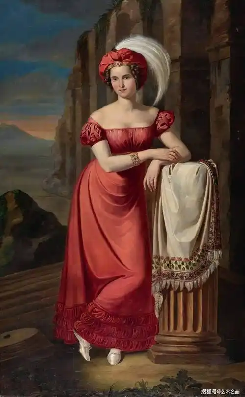 意大利画家彼得罗·卢西尼人物油画作品欣赏︱艺术名画