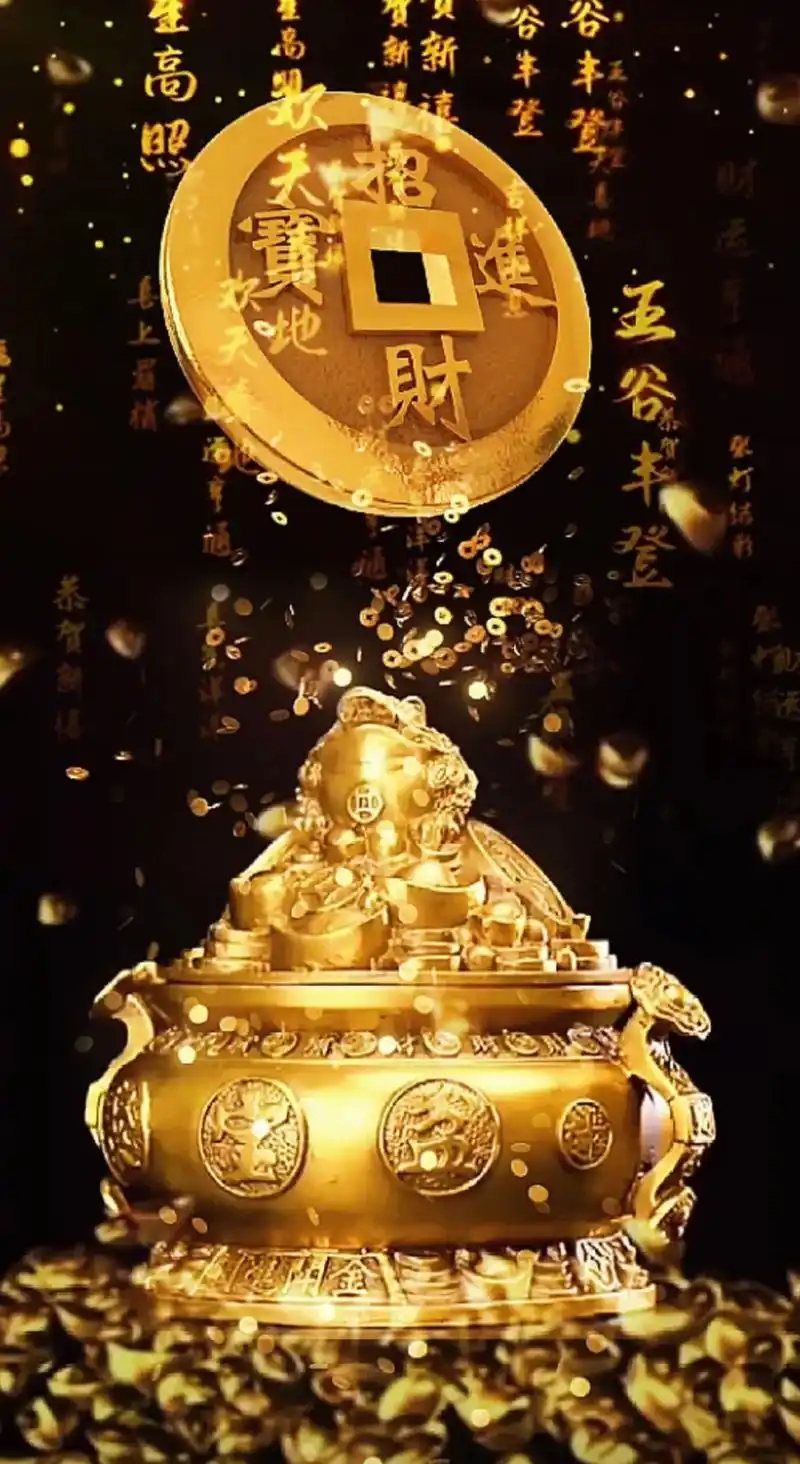 祝大家招财进宝好运来,财源广进,生意兴隆,平安吉祥#手机壁纸 - 抖音