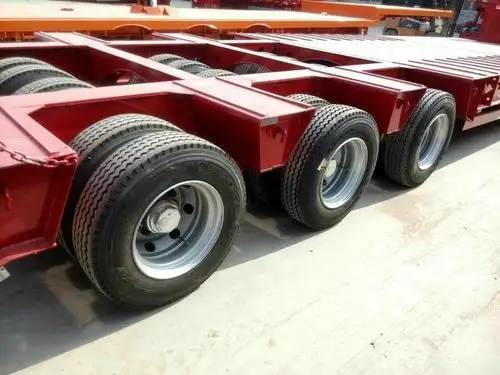 三线六轴低平板半挂车16米低平板挂车手续