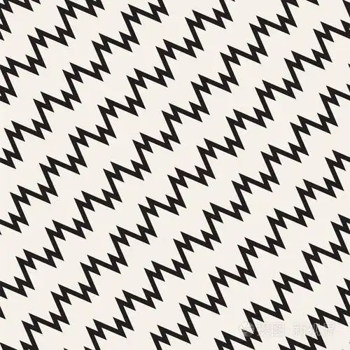 无缝的锯齿形几何图案.经典的 v 字形线条平铺