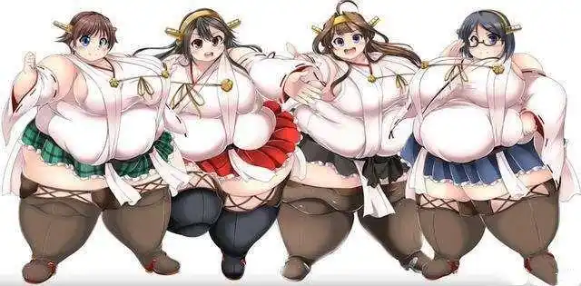 当女神爱上美食白雪公主胖到没脖子枝垂萤要穿5l衣服