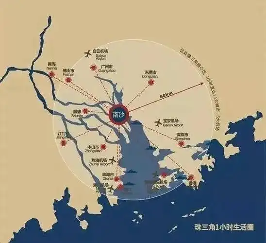 原因如下: 珠三角1小时生活圈