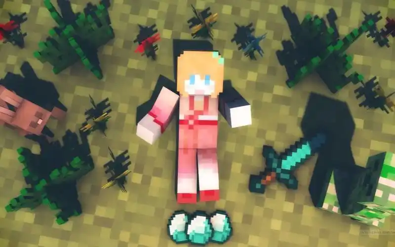 【大橙子】荒漠求生日记#53刷怪小黑屋[我的世界minecraft]