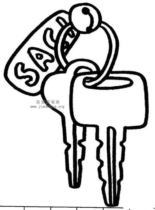 钥匙简笔画图片与知识