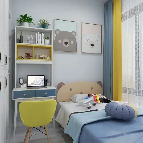 男孩房主色调一蓝色为主