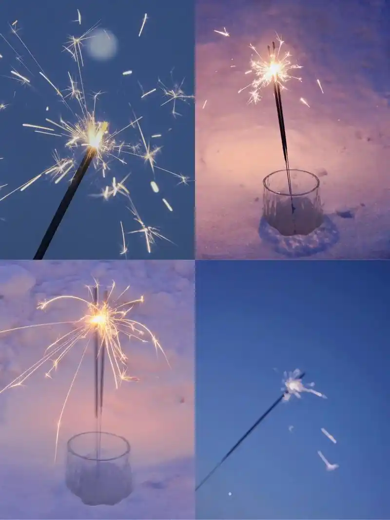氛围感烟花棒拍照tips瞬间绽放的梦幻
