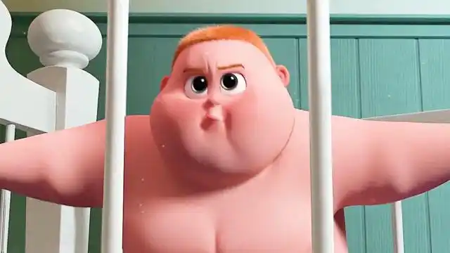 胖子胖,有力量#宝贝老板#动漫