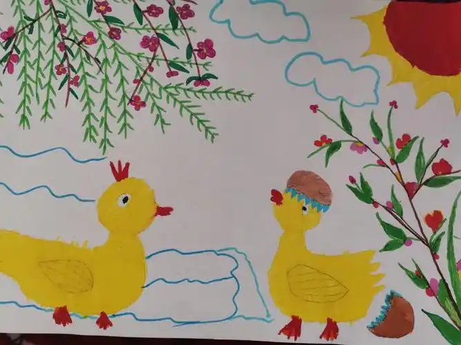 高新新徽小学一年级一班 优秀美术作品展