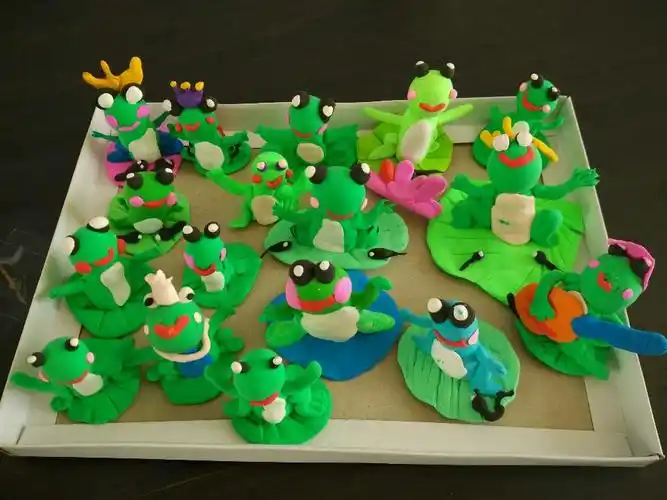 幼儿《超轻粘土》手工制作美片