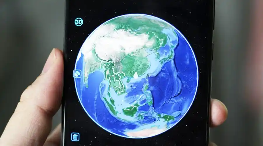 手机3d卫星互动地图,一键清晰看到自家屋顶,比谷歌地图还好玩