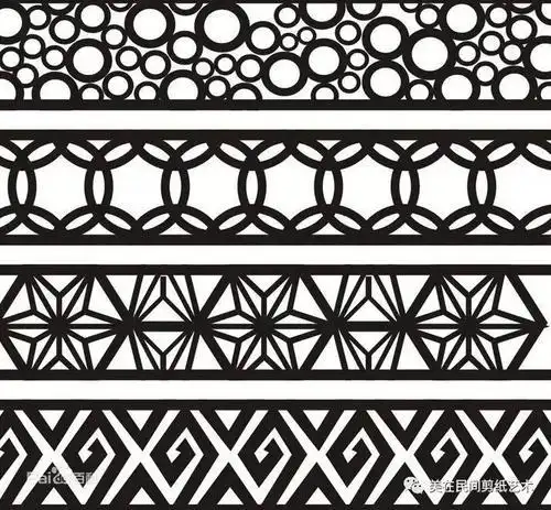 剪纸图案大全长条