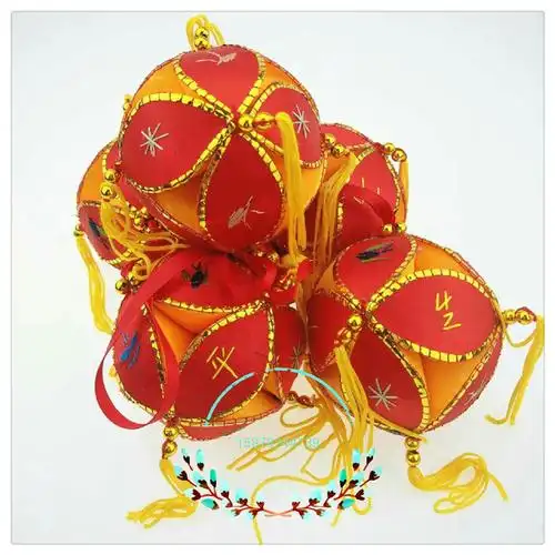 广西特色壮族绣球 手工婚庆会议礼品绣球 多款纯手工民族绣球批发