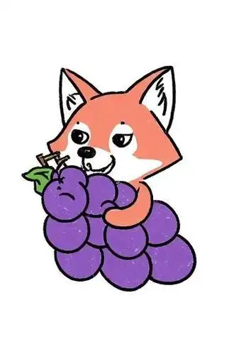 🦊狐狸吃葡萄简笔画🍇