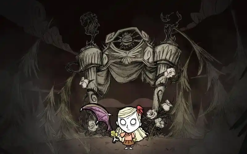 原创饥荒宝藏女孩温蒂只有进入游戏才知道温蒂有多好用