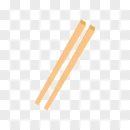 卡通一次性筷子免抠素材