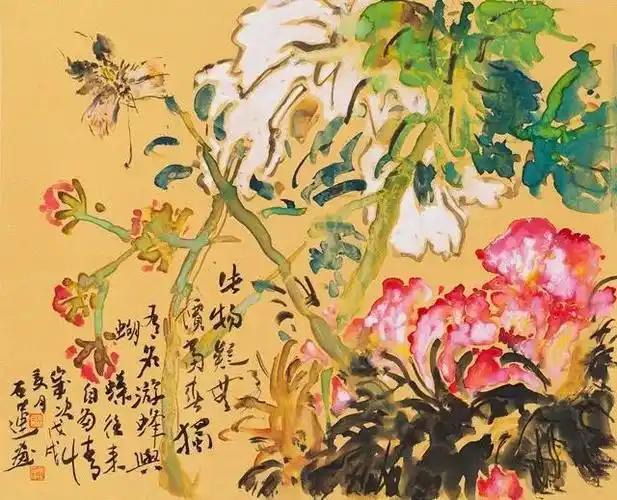 国画中的蝶恋花,美醉了!