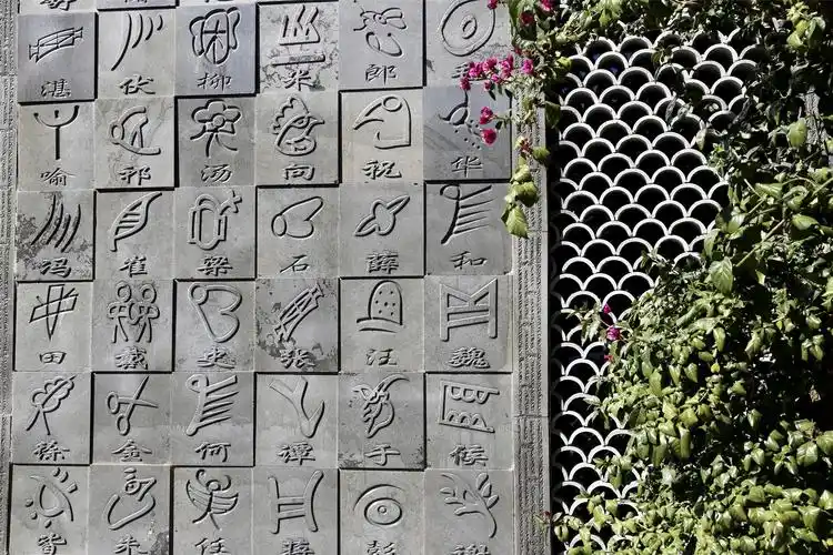 大门口日夜悠悠转动的水车,高高屹立的百家姓东巴墙,还有泊心云舍永恒