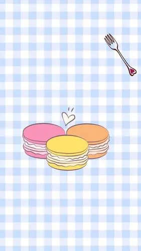 【v粉壁纸】小清新马卡龙可爱卡通壁纸