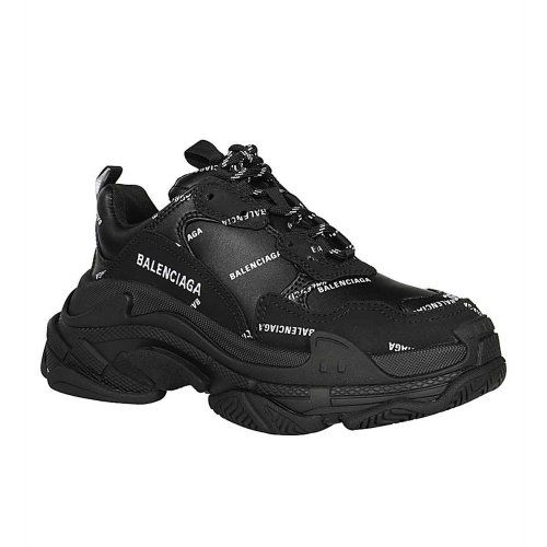 巴黎世家/balenciaga 女士黑色系带百搭运动鞋524039 w2fa1 1090