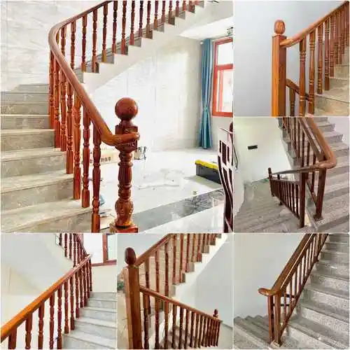 庭院围栏阳台栏杆仿木纹石材扶手智芊宇 白橡木中国风系列【图片 价格