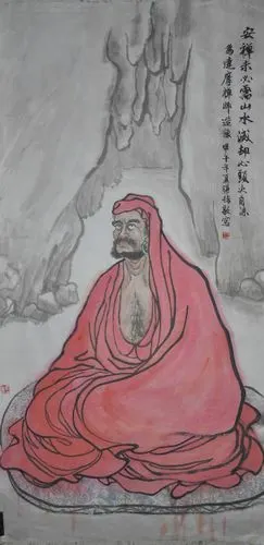 【转载】十年面壁图破壁(阿倍画达摩众态像)