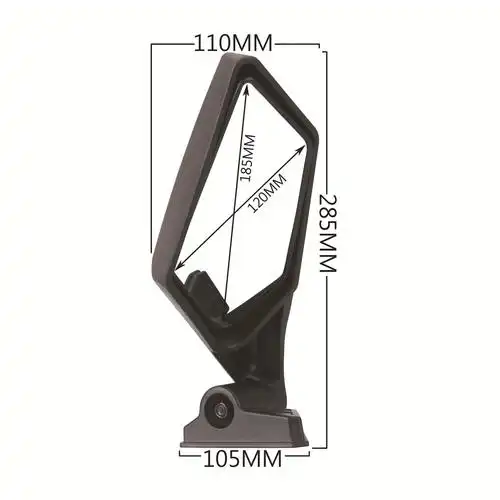 跨境热卖atv/utv沙滩车广角侧可调后视镜1.75寸支架摩托车反光镜-阿里