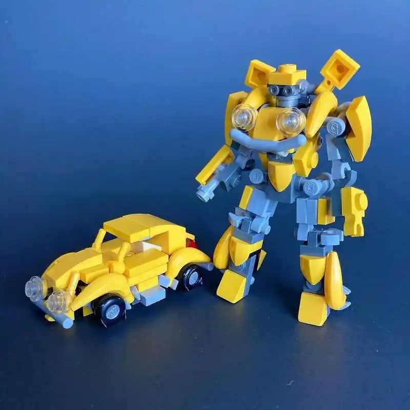 【乐高moc】迷你变形金刚大黄蜂🐝 😀mocer:paulvillemocs 🚘"