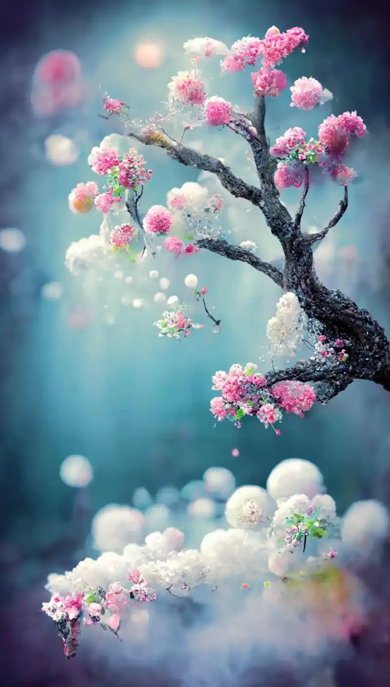 花开的时候你就来找我,等你来摘最美的那朵#唯美意境 #手机壁 - 抖音