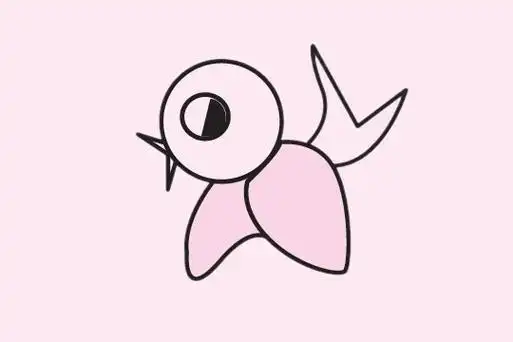 超简单燕子简笔画的画法步骤图片大全