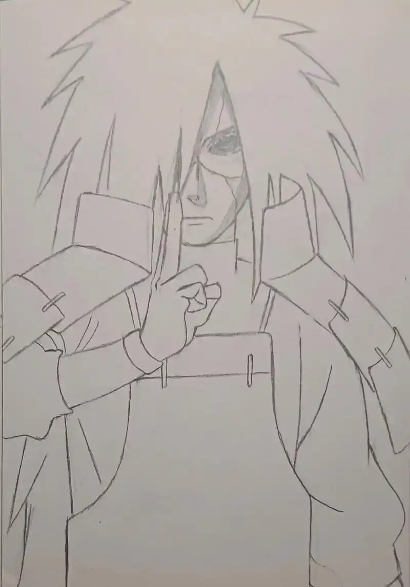 秽土斑.#火影忍者 #手绘 #宇智波斑 - 抖音
