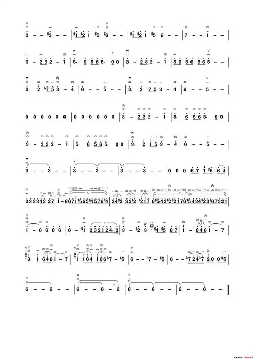 夜曲简谱
