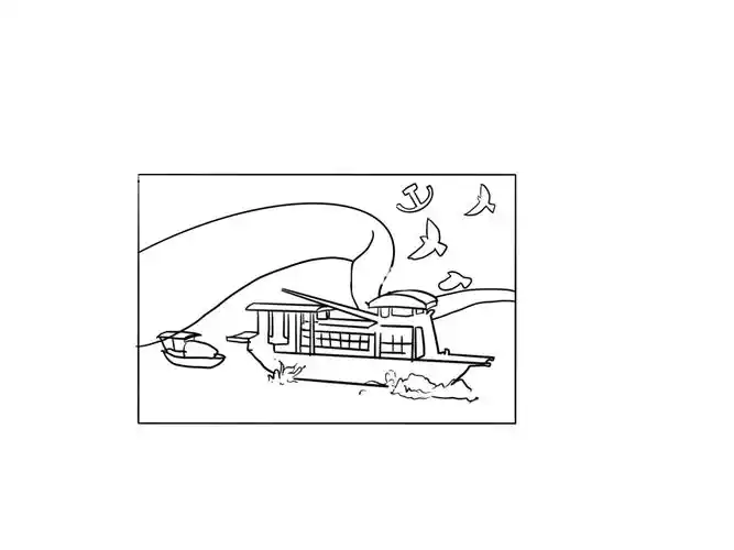 红船精神@雅格设计考研#雅格设计考研  #考研手绘  #湖北工业大学设计