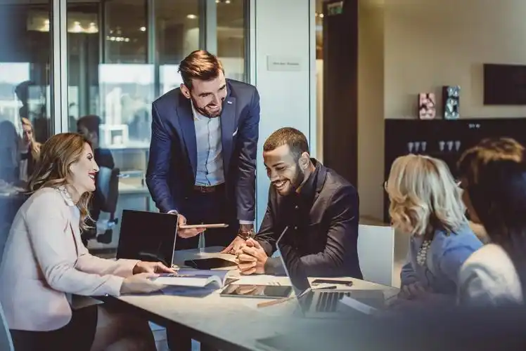 business people working in the office