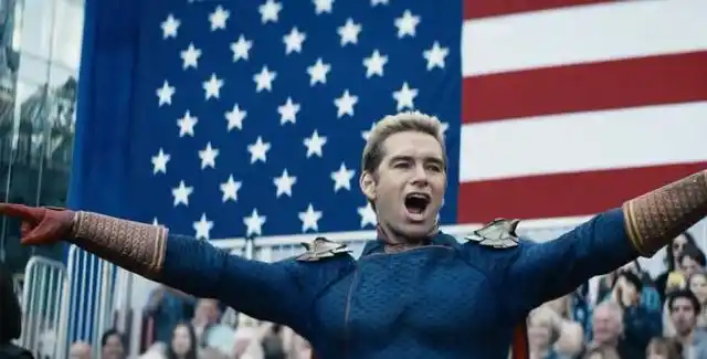 黑袍纠察队:祖国人的能力上限,超人热射线打达克赛德,他热牛奶