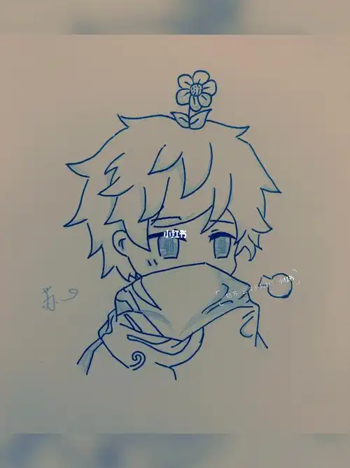 好久没画画啰这次出了一个澜96#画画  #澜  #王者  #q版  #头像