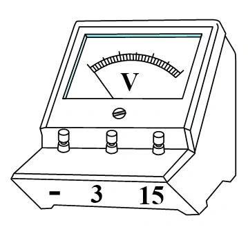 他发现电压表0~15v 量程已损坏,于是重新设计电路进行实验,当他调节