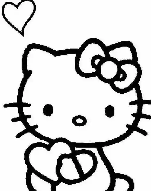 猫简笔画图片大全可爱第1页凯蒂猫怎么画hellokitty简笔画图片素描