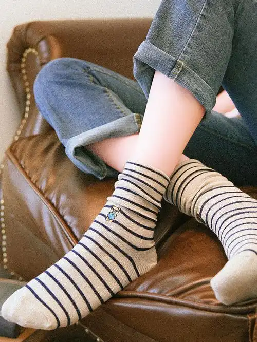 袜子子条纹女穿搭|袜子子条纹女推荐|袜子子条纹女搭配|批发 - 淘宝